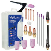 Weldclass - TIG Parts Kit With Storage Box 17/18/26 Gas Lens Series | WC-01661